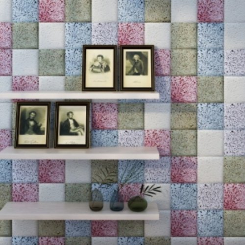 Eco-friendly block-type indoor finishing materials combined with IoT and LED technologies