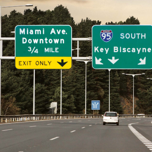Retro-reflective sheets used for road signs