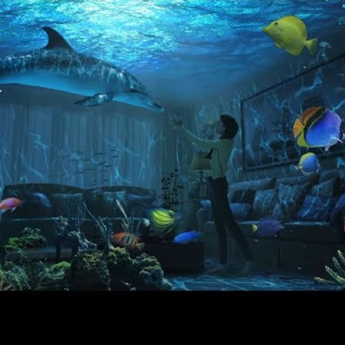 Augmented reality in underwater environments