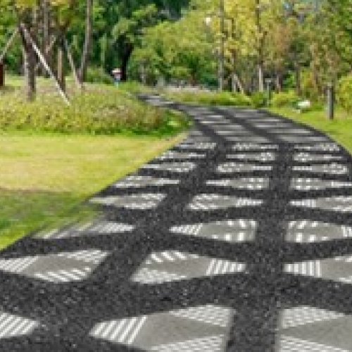 Paving block which utilize kinetic energy from stepping to generate electricity